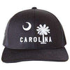 Carolina Mesh Back Hat in Blacksburg Black by Classic Carolinas - Country Club Prep