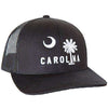 Carolina Mesh Back Hat in Blacksburg Black by Classic Carolinas - Country Club Prep