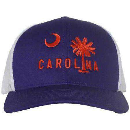 Carolina Mesh Back Hat in Clemson Purple by Classic Carolinas - Country Club Prep