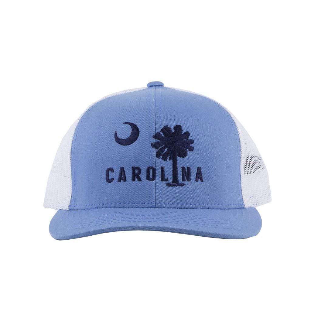 Carolina Mesh Back Hat in Columbia Blue by Classic Carolinas - Country Club Prep