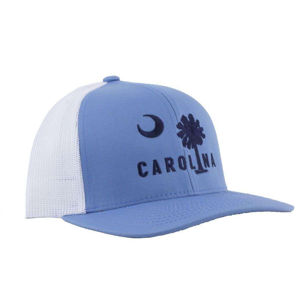 Carolina Mesh Back Hat in Columbia Blue by Classic Carolinas - Country Club Prep