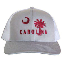 Carolina Mesh Back Hat in Graniteville Grey by Classic Carolinas - Country Club Prep