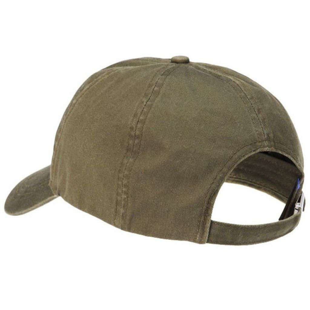 Cascade Sports Cap in Olive by Barbour - Country Club Prep