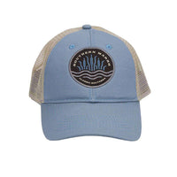Cattail Trucker Hat in Breaker Blue by Southern Marsh - Country Club Prep
