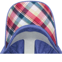 Chambray Madras Skipjack Hat in Blue by Southern Tide - Country Club Prep