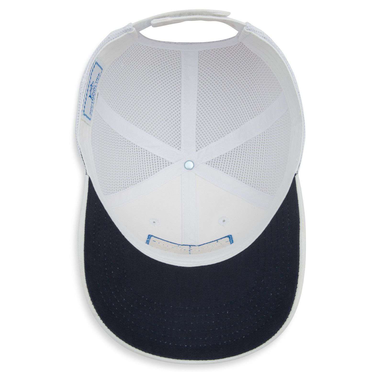 Channel Marker Trucker Hat in White by Southern Tide - Country Club Prep
