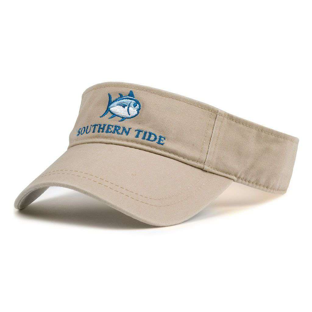 Classic Skipjack Visor in Khaki by Southern Tide - Country Club Prep