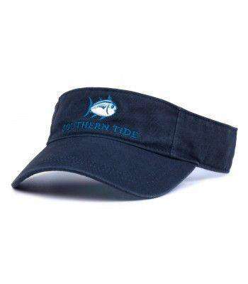 Classic Skipjack Visor in Navy by Southern Tide - Country Club Prep