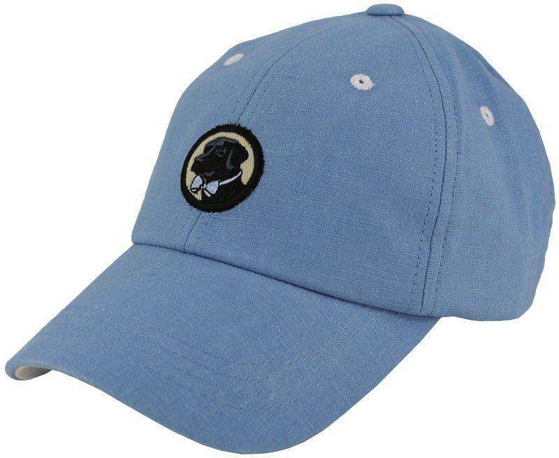 Cocktail Cap in Blue Linen by Southern Proper - Country Club Prep