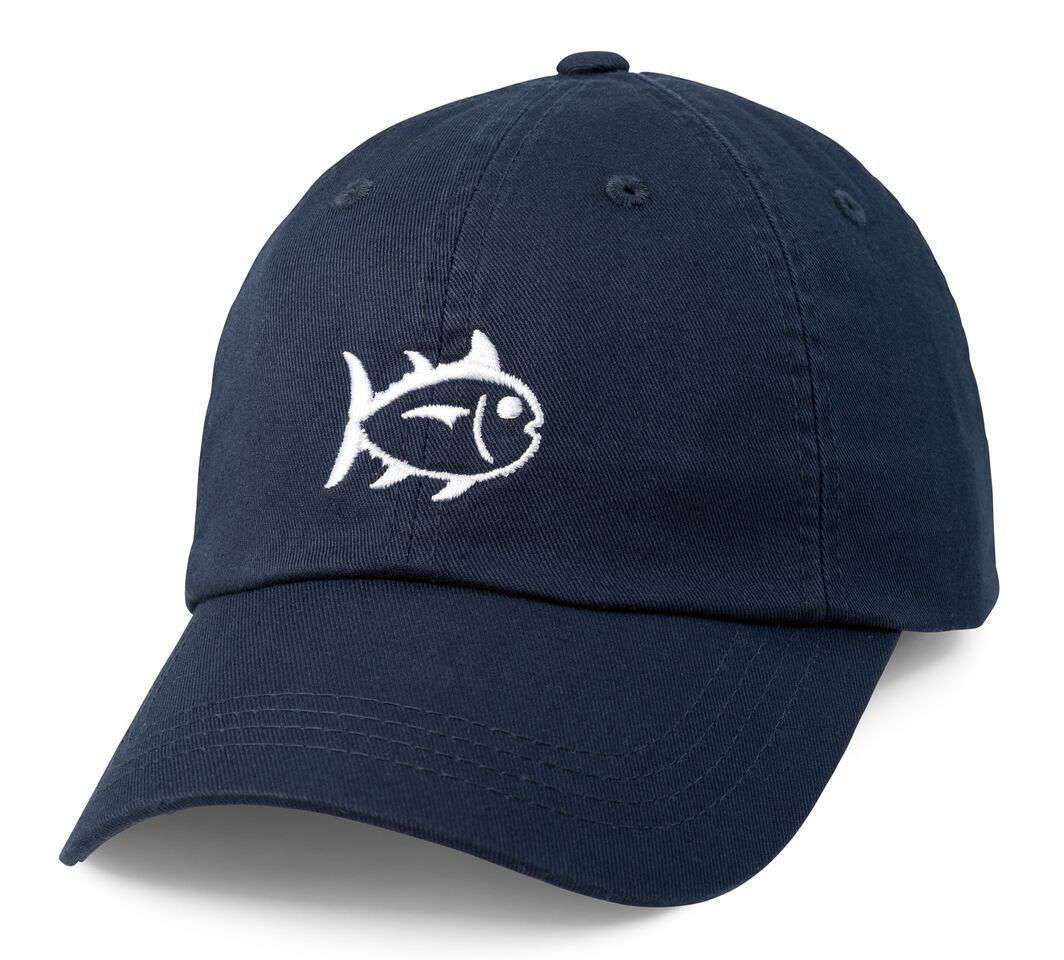 Collegiate Skipjack Hat in Dark & Stormy by Southern Tide - Country Club Prep