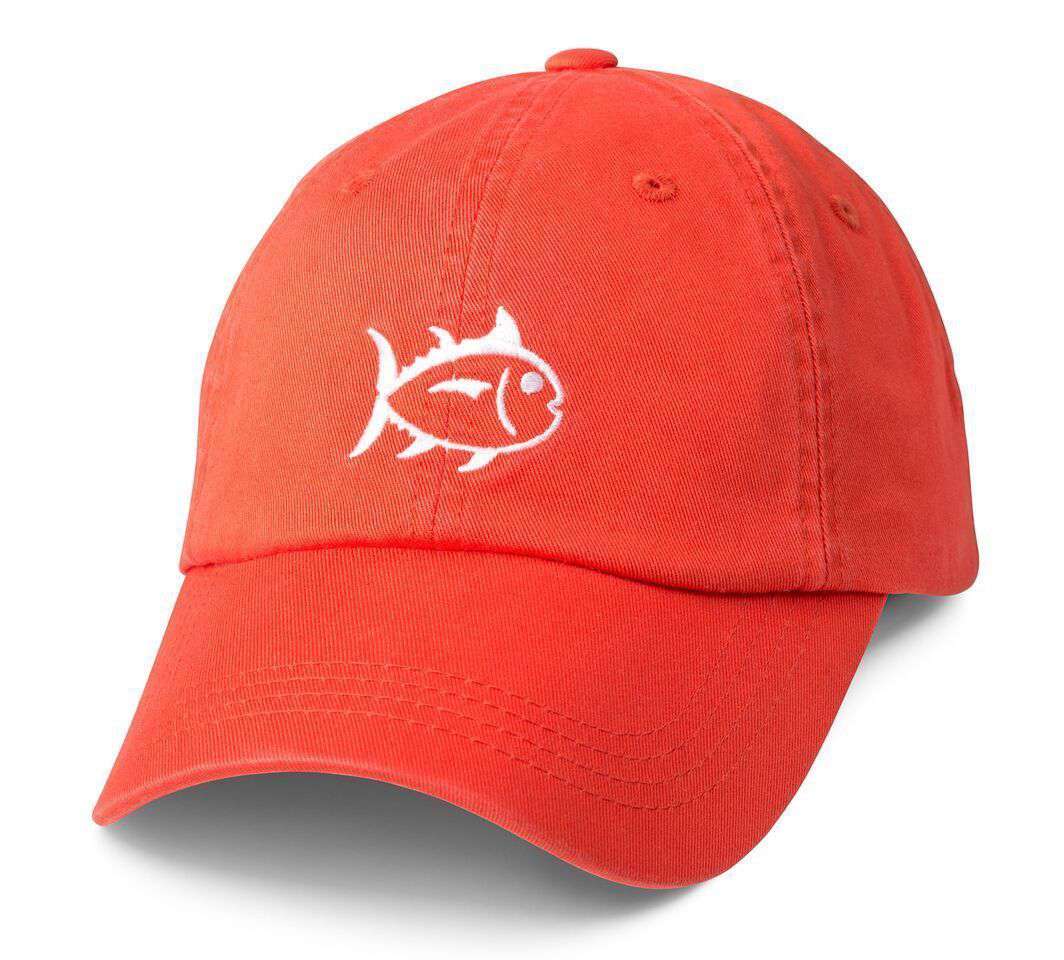 Collegiate Skipjack Hat in Endzone Orange by Southern Tide - Country Club Prep
