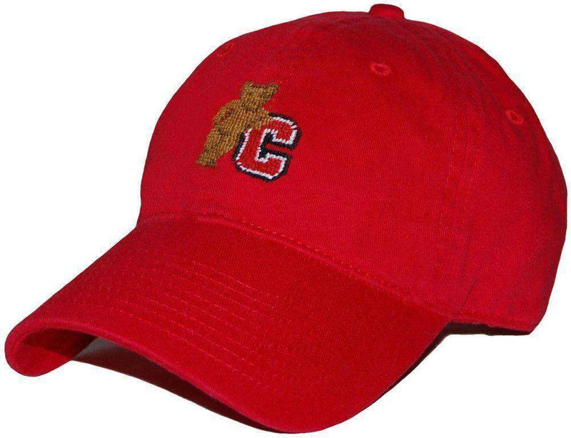 Cornell Unversity Needlepoint Hat in Red by Smathers & Branson - Country Club Prep