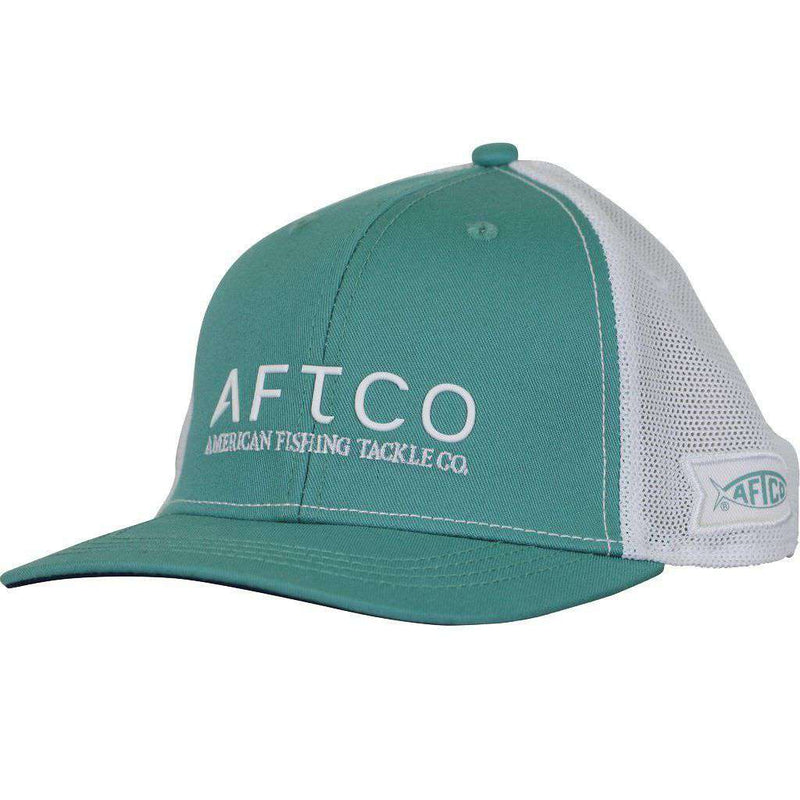 AFTCO Echo Trucker Hat in Menthol – Country Club Prep