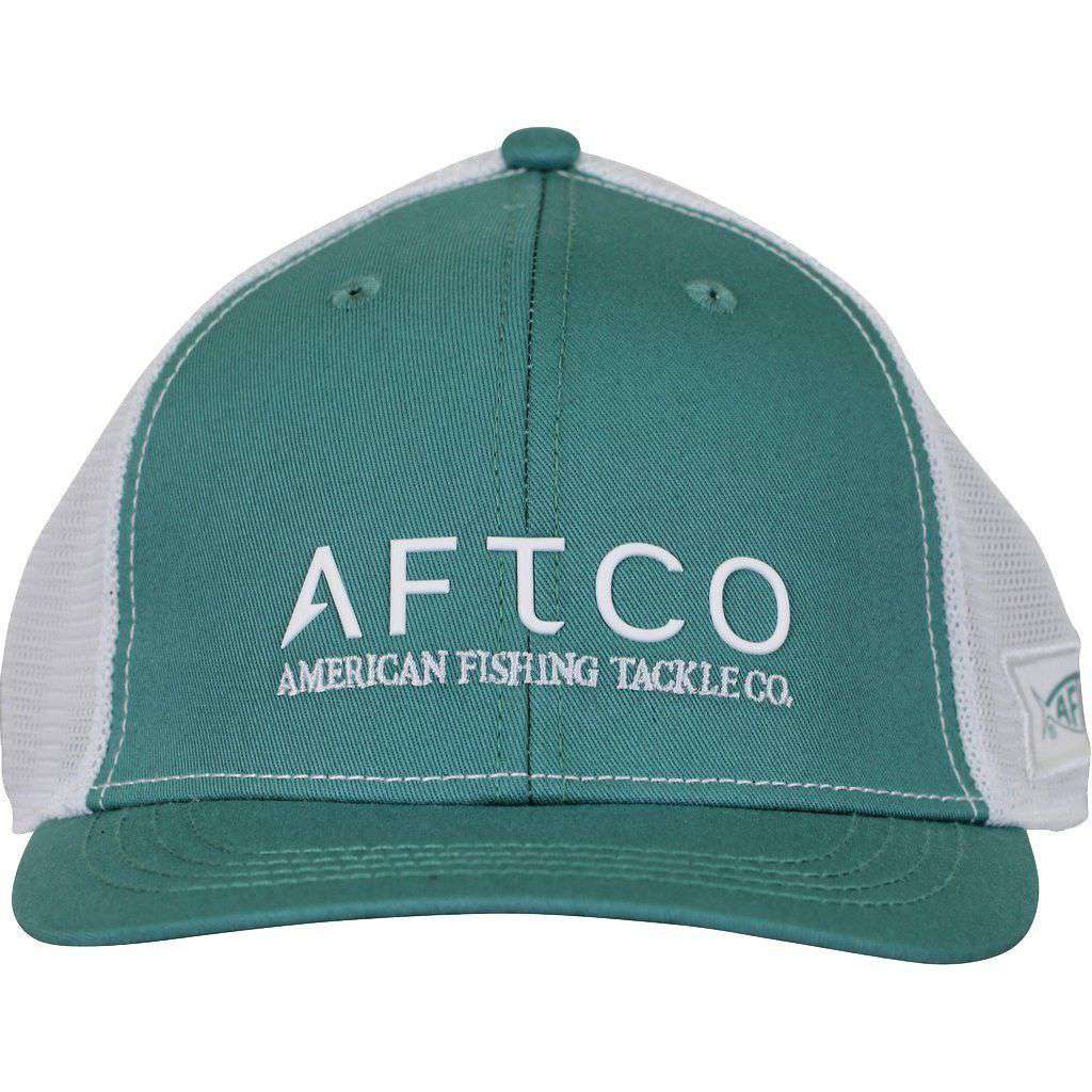 Echo Trucker Hat in Menthol by AFTCO - Country Club Prep