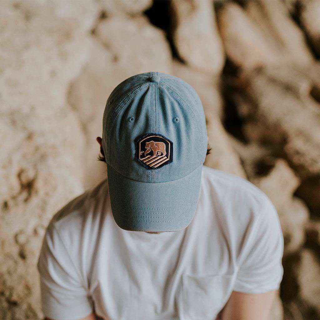 Faded Active Wear Cap in Denim by The Normal Brand - Country Club Prep