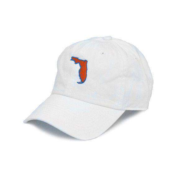 Florida Gainesville Gameday Hat in White by State Traditions - Country Club Prep