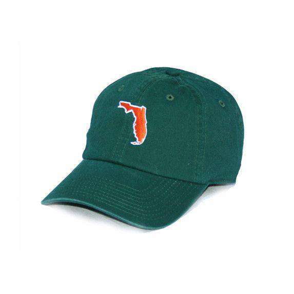Florida Miami Gameday Hat in Green by State Traditions - Country Club Prep
