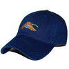 Flying Mallard Needlepoint Hat in Navy by Smathers & Branson - Country Club Prep