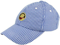 Frat Hat in Blue Gingham by Southern Proper - Country Club Prep