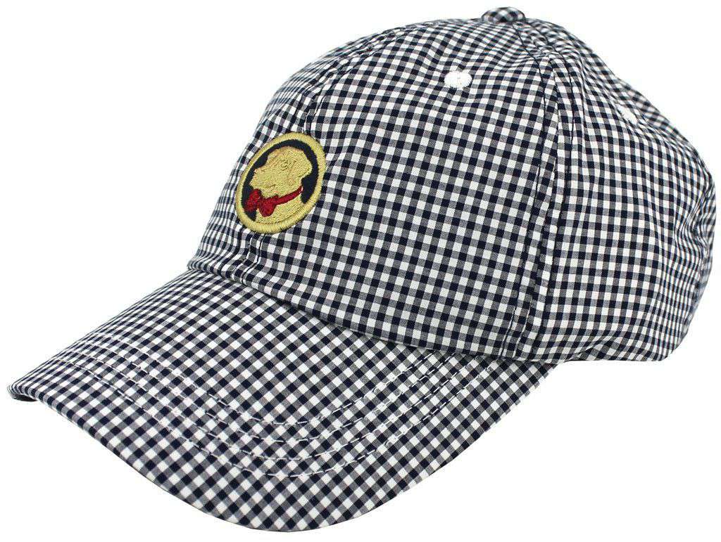 Frat Hat in Navy Gingham by Southern Proper - Country Club Prep