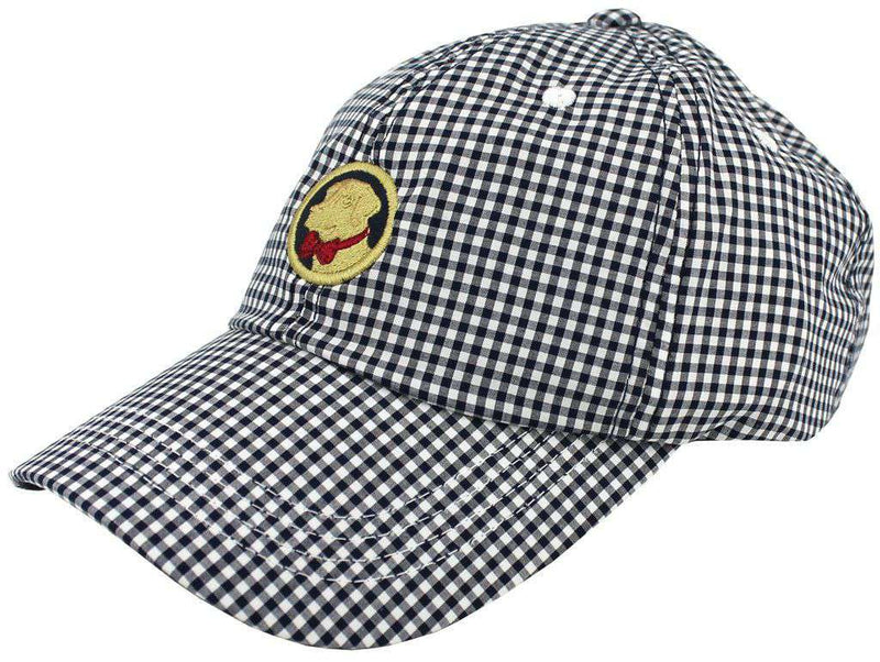 Frat Hat in Navy Gingham by Southern Proper - Country Club Prep