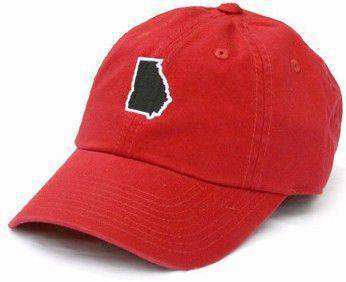 GA Athens Gameday Hat in Red by State Traditions - Country Club Prep