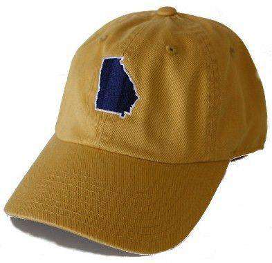 GA Atlanta Gameday Hat in Gold by State Traditions - Country Club Prep