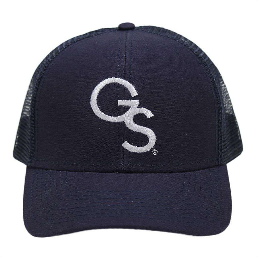 Georgia Southern University Mesh Back Hat in Navy by Peach State Pride - Country Club Prep