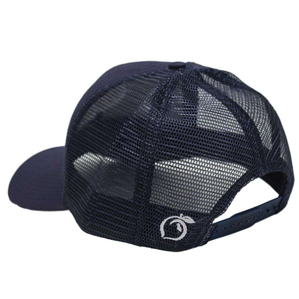 Georgia Southern University Mesh Back Hat in Navy by Peach State Pride - Country Club Prep