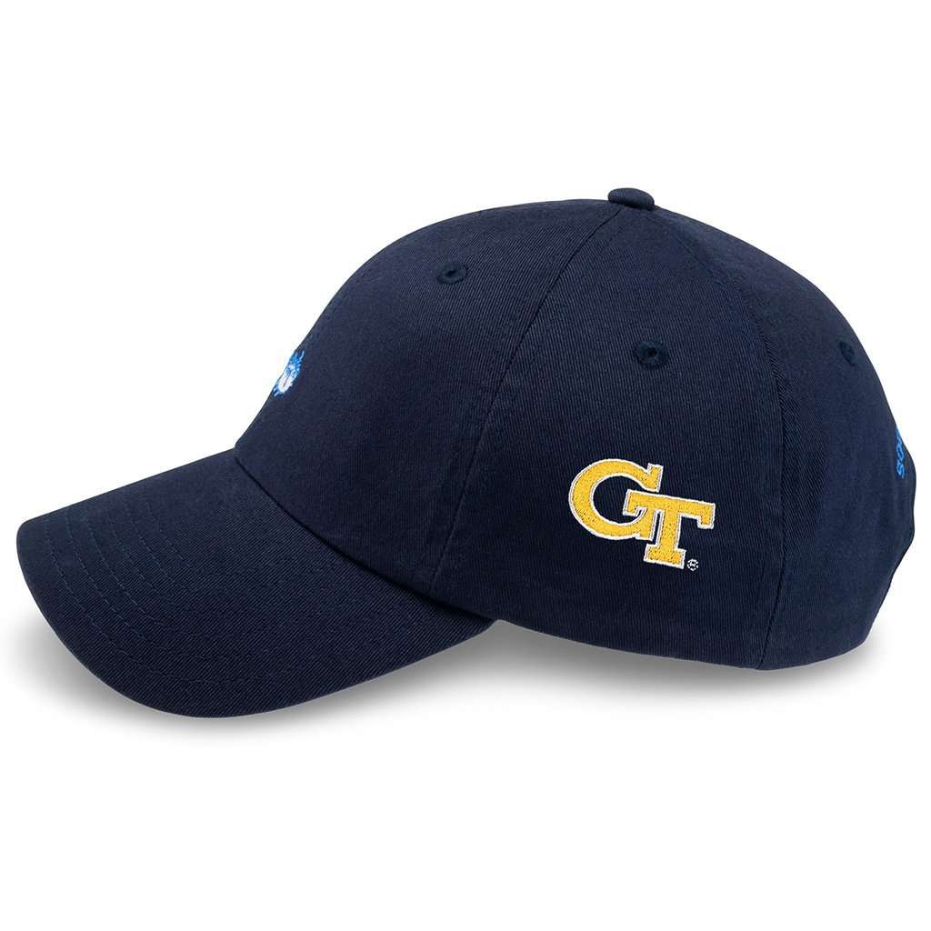 Georgia Tech Gameday Skipjack Hat in Navy by Southern Tide - Country Club Prep