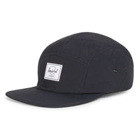 Glendale Cap in Black Quilted Nylon by Herschel Supply Co. - Country Club Prep