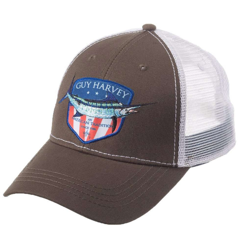 Glory Hat in Bark by Guy Harvey - Country Club Prep