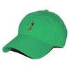 Golfer Needlepoint Hat in Kelly Green by Smathers & Branson - Country Club Prep