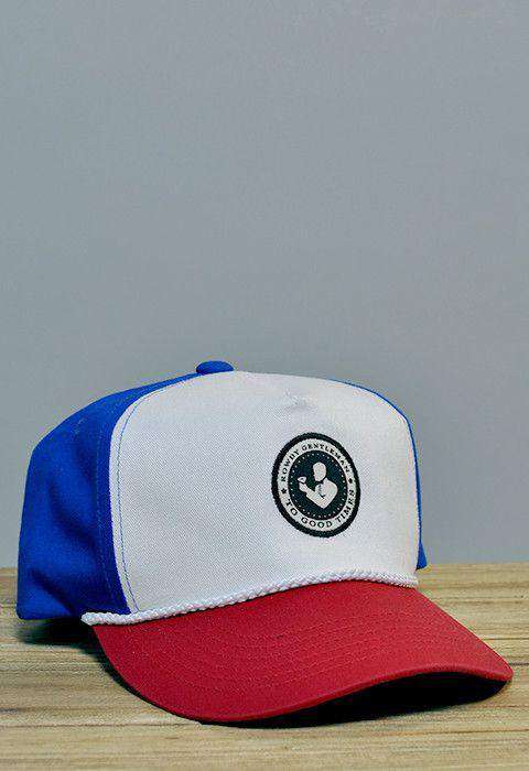 Good Times Seal Rope Hat in Red, White and Blue by Rowdy Gentleman - Country Club Prep