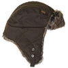 Grasmere Wax Trapper Hat in Olive by Barbour - Country Club Prep