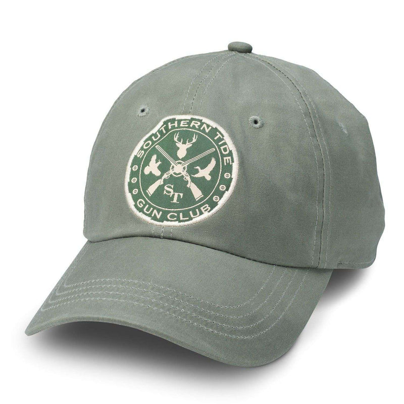 Gun Club Waxed Cotton Hat in Green by Southern Tide - Country Club Prep