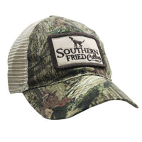 Howlin' Patch Trucker Hat in Mossy Oak Camo by Southern Fried Cotton - Country Club Prep