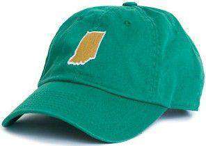 Indiana South Bend Gameday Hat in Green by State Traditions - Country Club Prep