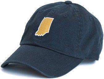 Indiana South Bend Gameday Hat in Navy by State Traditions - Country Club Prep
