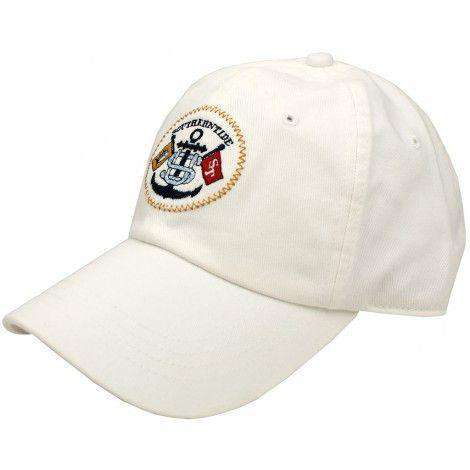 Intracoastal Waterway Hat in White by Southern Tide - Country Club Prep