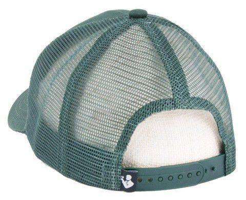 It Flies It Dies Patch Mesh Hat in Green by Rowdy Gentleman - Country Club Prep