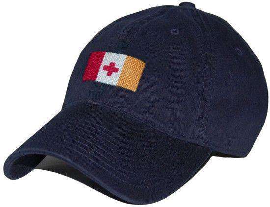 Kappa Alpha Order Needlepoint Hat in Navy by Smathers & Branson - Country Club Prep