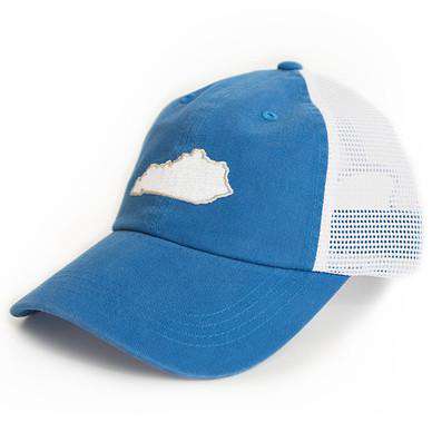 Kentucky Lexington Gameday Trucker Hat in Blue by State Traditions - Country Club Prep