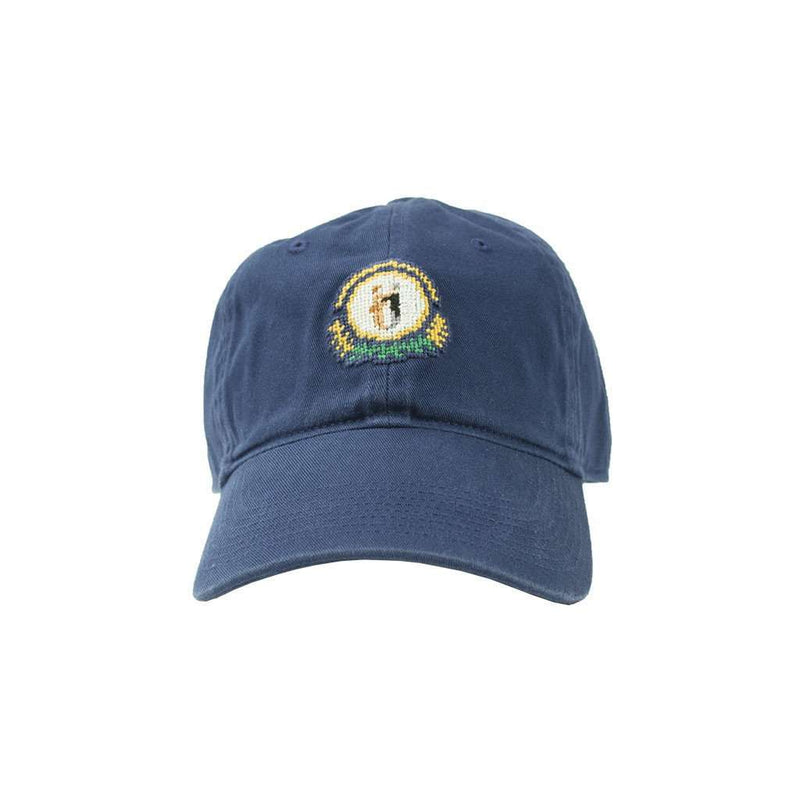 Kentucky State Seal Needlepoint Hat in Navy by Smathers & Branson - Country Club Prep