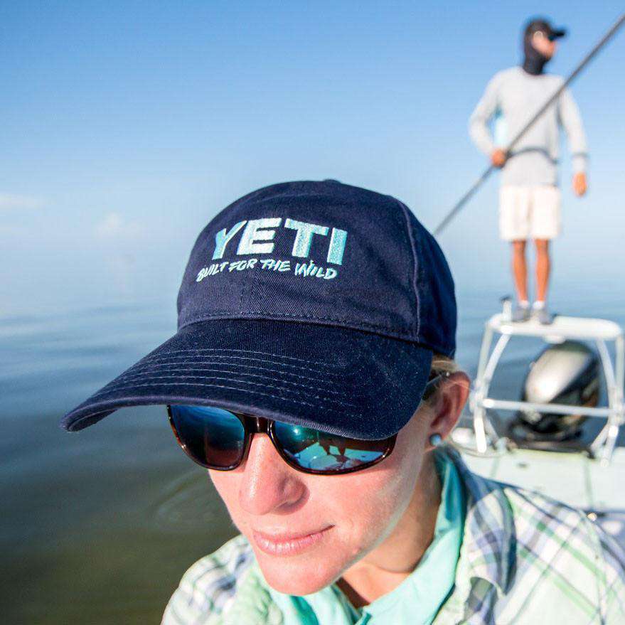 Lifestyle Full Panel Low Profile Hat in Navy by YETI - Country Club Prep