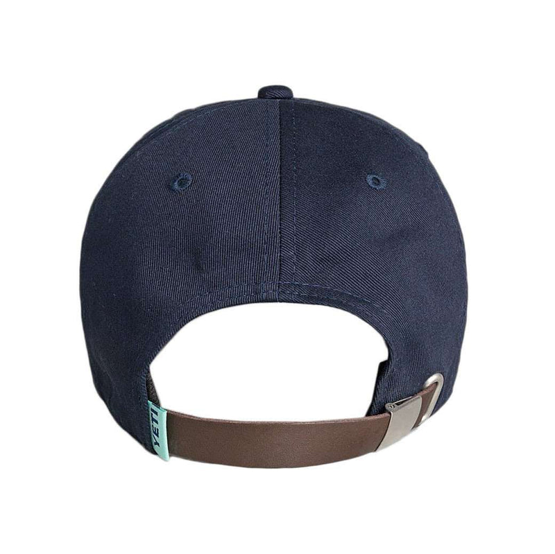 Lifestyle Full Panel Low Profile Hat in Navy by YETI - Country Club Prep