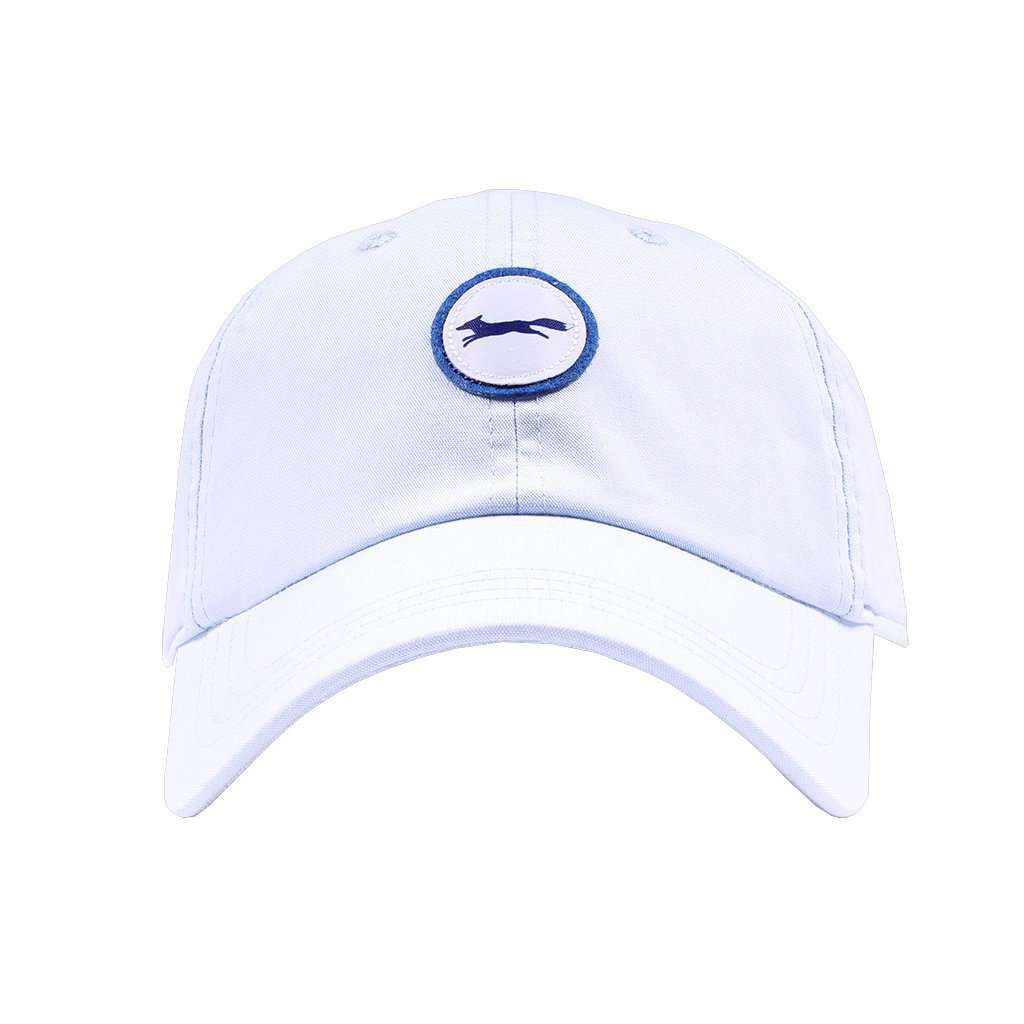 Limited Edition Longshanks Patch Logo Performance Hat in Light Blue by Imperial Headwear - Country Club Prep