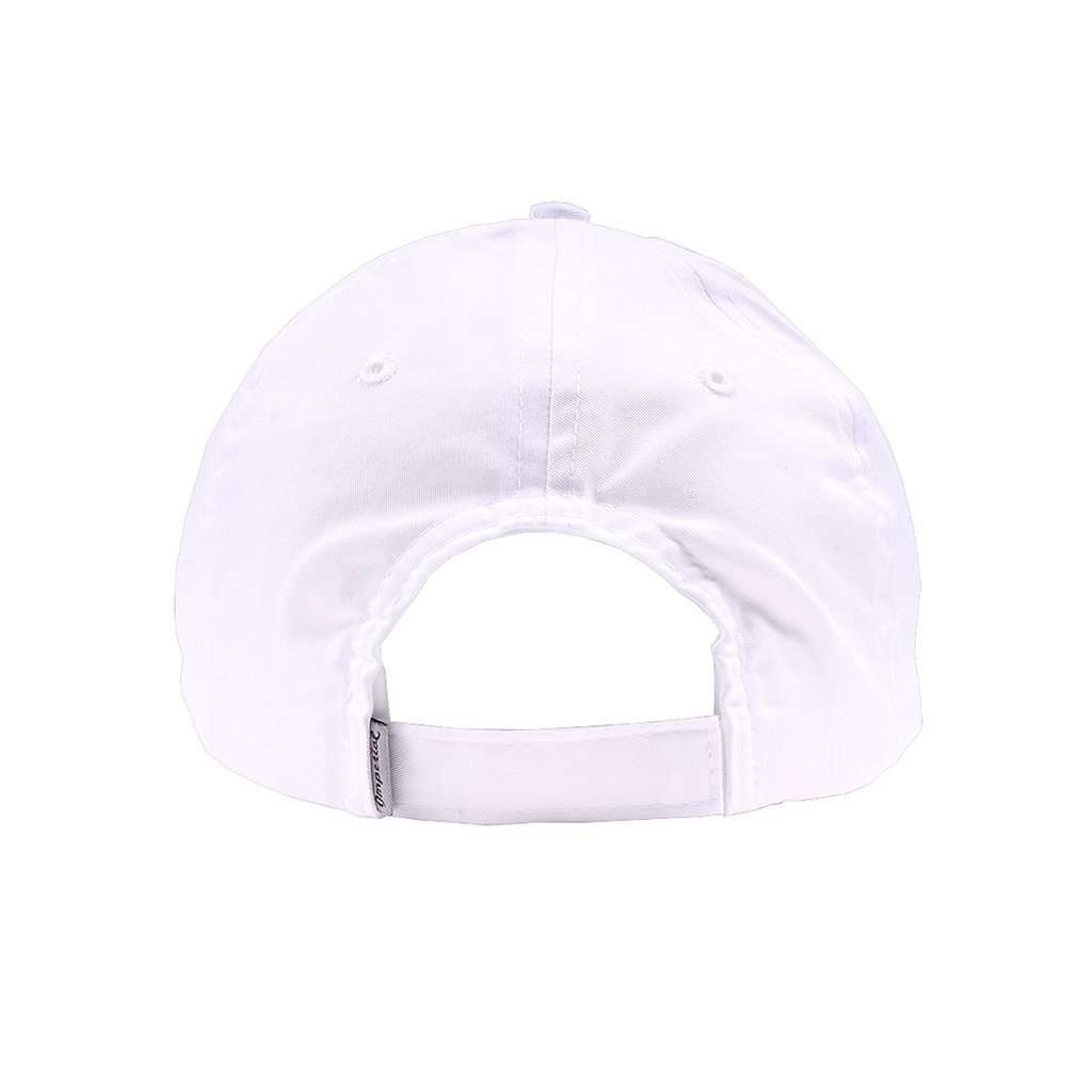 Limited Edition Longshanks Patch Logo Performance Hat in White by Imperial Headwear - Country Club Prep