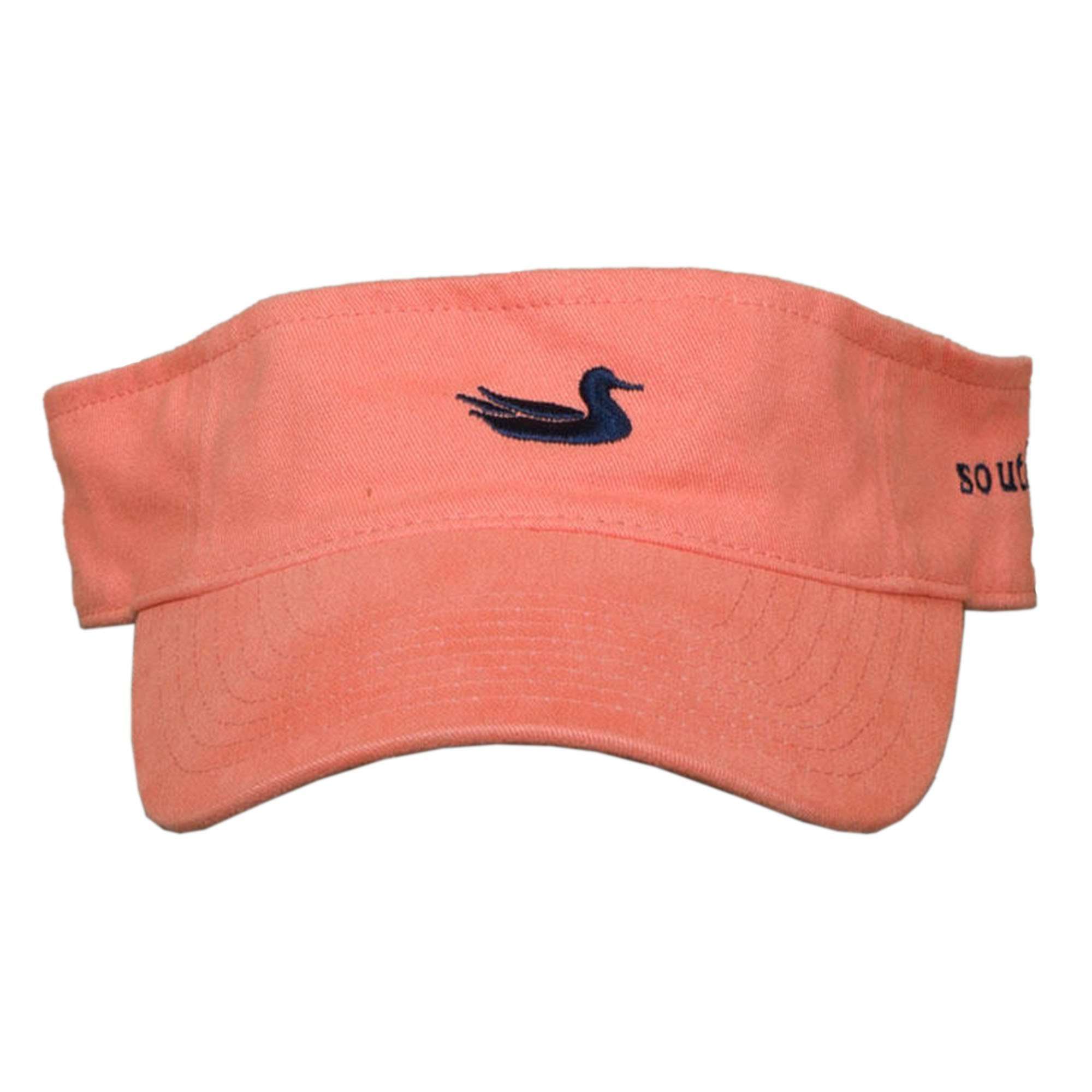 Southern Marsh Limited Edition Visor in Washed Coral with Navy