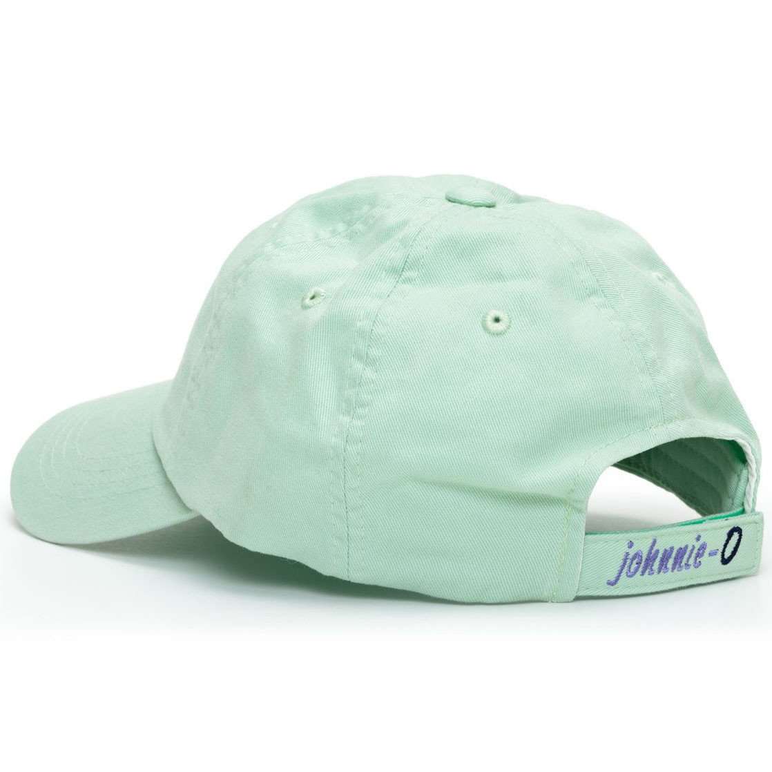 Logo Hat in Bright Mint by Johnnie-O - Country Club Prep